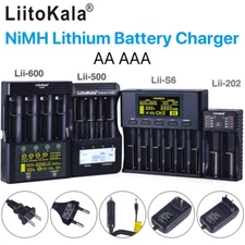 Liitokala Smart Charger Tester LCD for Li-ion 18350 AA AAA NiMH Lithium Battery