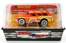 Auto World 57 Chevy Nomad, Starburst Orange Yellow, XTraction Limited Exclusive