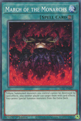 March of the Monarchs EGS1-EN027 Common X 1 N/MINT YUGIOH Continuous Spell  card | eBay