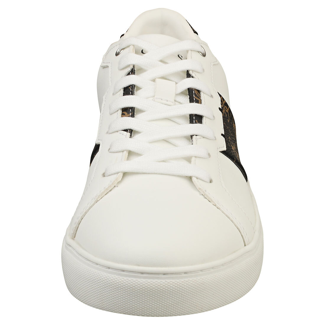 Guess Fm7toiell12 Herren White Brown Sneaker Beilaufig - 42 EU | eBay 