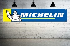 For MICHELIN Tires Brand Exposure Vinyl Banner Sign Tire Shop Mechanic Garage