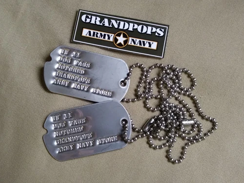 WW2 Customized U.S. Military Dog Tags