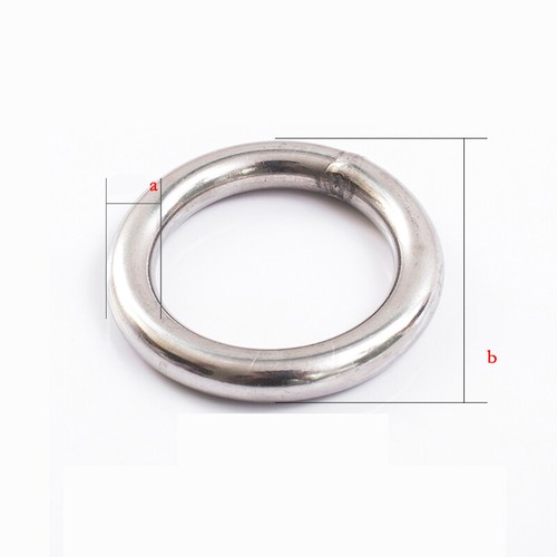 Edelstahl Rundringe O-Ring Polieren Geschweißtes Massiver Metallring Ø20mm~100mm - Picture 11 of 11