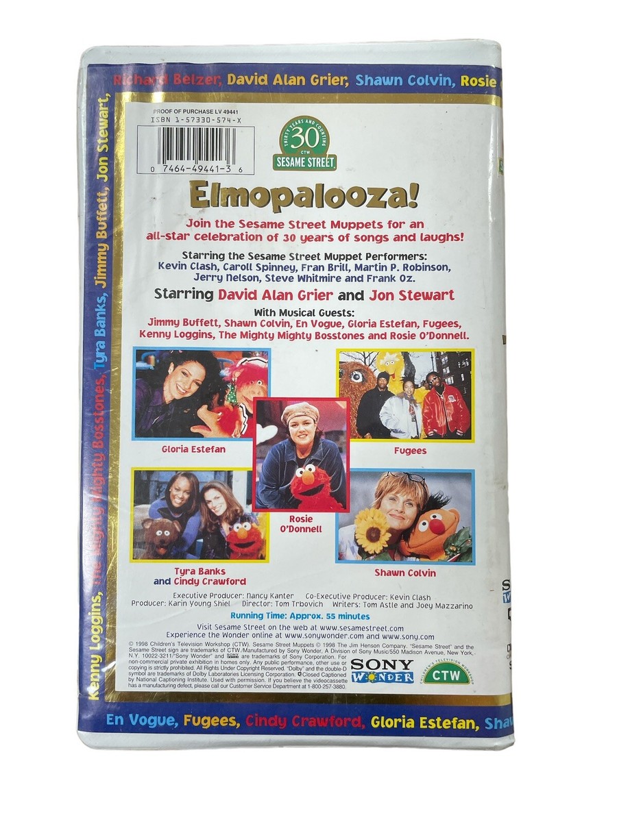 Sesame Street - Elmopalooza (VHS, 1998) | eBay