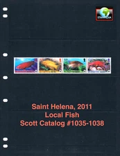 $8.00 Scott Value - 2011 ST HELENA Fish South Atlantic CV MNH NH UMM