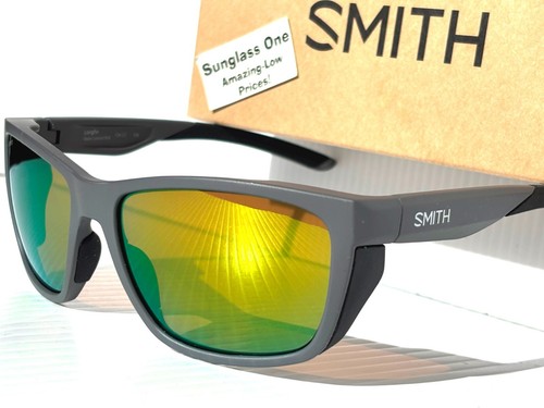 NEW Smith Optics LONGFIN Matte Cement ChromaPop POLARIZED Green Mirror Sunglass - Picture 14 of 18