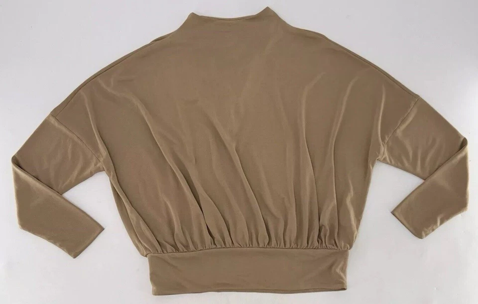 Blusa Banana Republic Factory Sandwash Dolman Manga Camel Beige Talla S, Preppy Foto 3 de 4