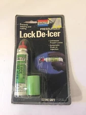 SOLD AS IS  - VTG Old Stock Qualco Pressurized Lock De-Icer Frozen Winter Cars