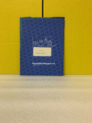 Associated Research Model 4030 Operating Instructions