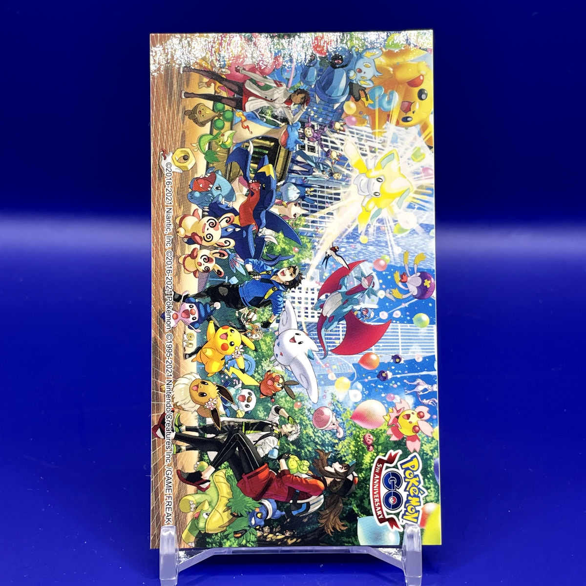 Pokemon GO 5th Anniversary sticker seal NINTENDO JAPAN JAPANESE F