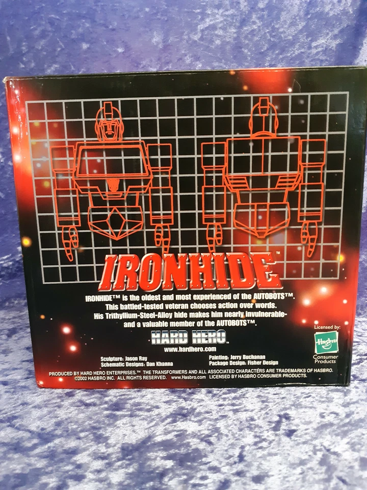 Hard Hero 2002 Transformers Cold Cast Porcelain Bust MIB Ironhide 2353 of 4000 - Image 3 of 4