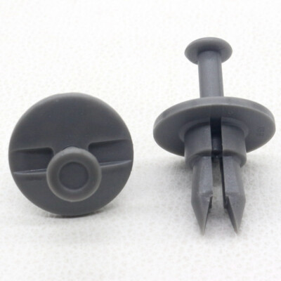 10Pcs Fits GM 5973996 Gray Bumper Fascia Push-Type Retaining Clip Fastener Rivet