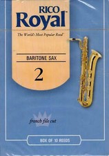 Rico Royal Bari Sax Reeds Previous Packaging - 10 Per Box