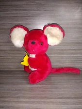 1973 DAKIN'S  red plush holiday tinker mouse VERY RARE