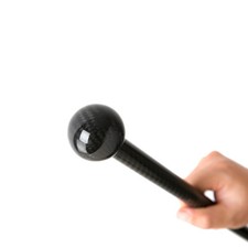 Gentleman Old Man 3K Carbon Fiber Walking Cane Stick Round Ball Handle Knob Gift