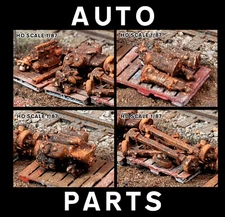 AUTO PARTS Super-Realistic Metal SCALE AUTO DETAILS Lead-Free HO scale USA-made