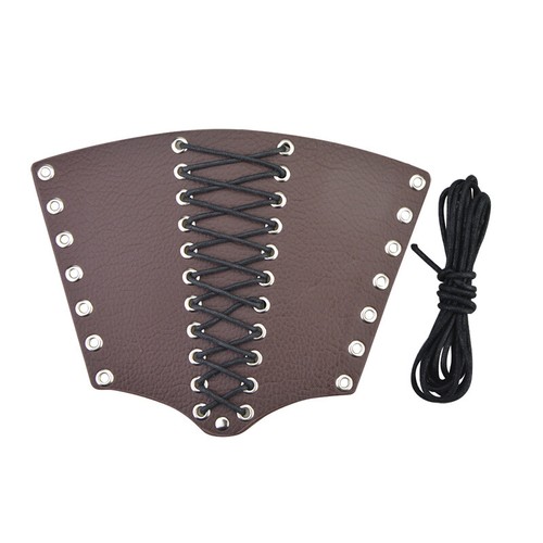 Arm Guard Archery Protector Gear Traditional Bow Arrow Leather Shooting Hunting - Picture 24 of 24