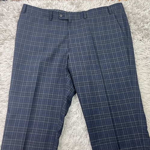 John Varvatos Mens Plaid Trouser Pants Sz 42 Canada Wool Blend Act 42x32 - Picture 2 of 9