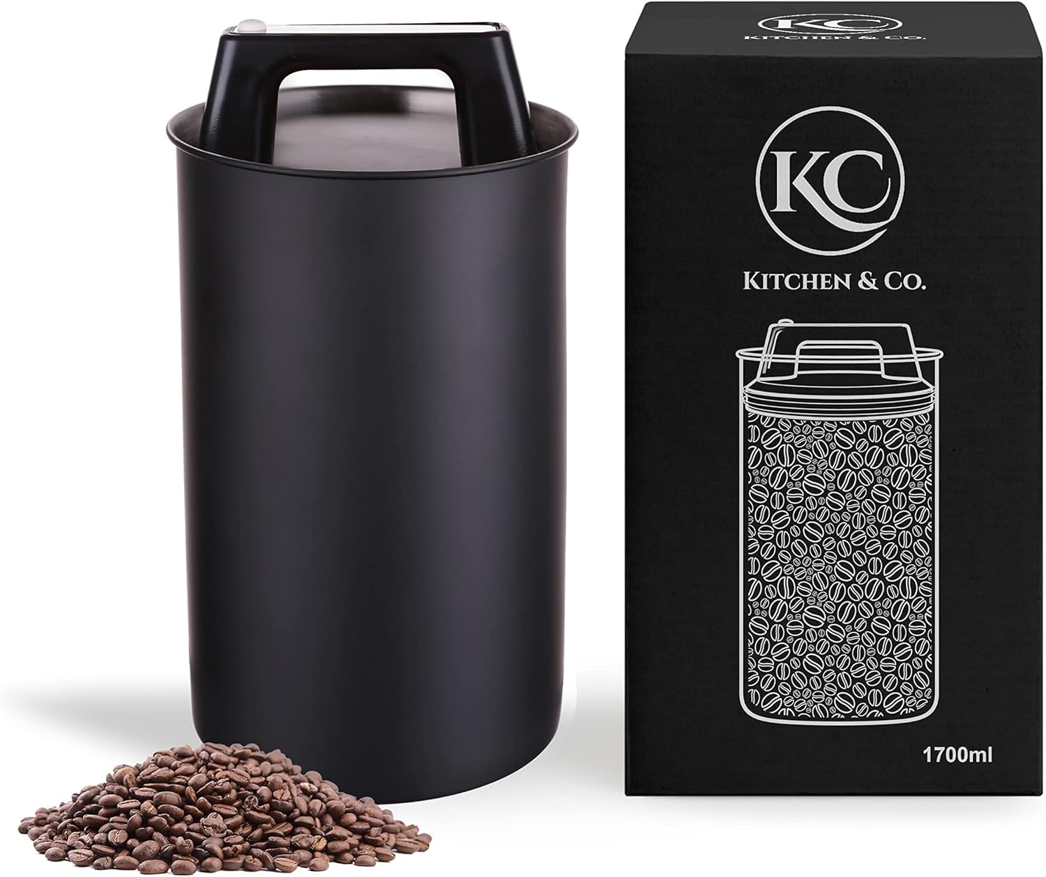 Boîte pour café en grains 500g anti-humidité pour cuisine et bureau