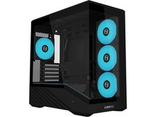 Lian Li VECTOR V100 MINI Micro Form Factor Compact PC Case, Pre-install 4 x 120m