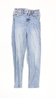 New Look Damen Blau Mom Jeans Größe 6 Shaping Denim