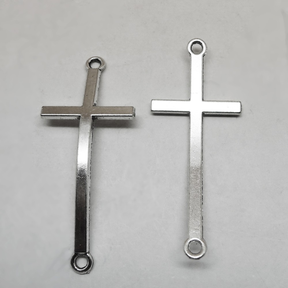 20 Pcs Women's Cross Pendants for Jewelry Making DIY Craft Necklace Charm