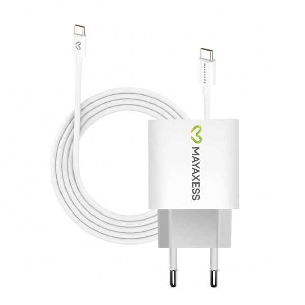 Mayaxess, 20W Netzteil FüR Galaxy S23 + USB-C Kabel 1M-image
