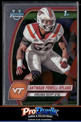 2024 Bowman University Chrome #15 Antwaun Powell-Ryland