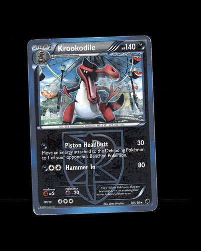 Plasma Freeze Krookodile 70/116 DMG Rare