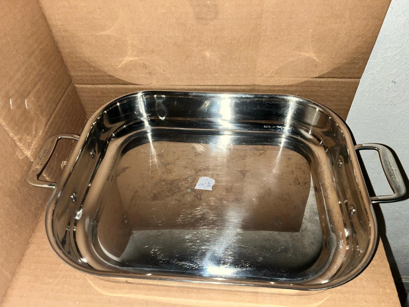 All-Clad Stainless Steel Roasting/ Baking Pan 14.5" x 11.5"