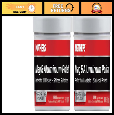 Mag & Aluminum Polish - 5 oz. (Pack of 2) - Metal Cleaner & Polish for Shine
