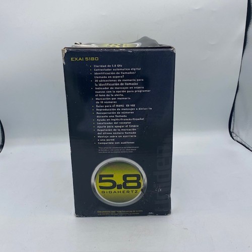 UNIDEN 5.8 GIGAHERTZ EXAI 5180 DIGITAL ANRUFBEANTWORTER Schnurloses TELEFON - Bild 2 von 5