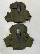 2 - US Military Alice Magazine Pouch LC1 Small Arms Ammo Case 30 LCI Mag Green