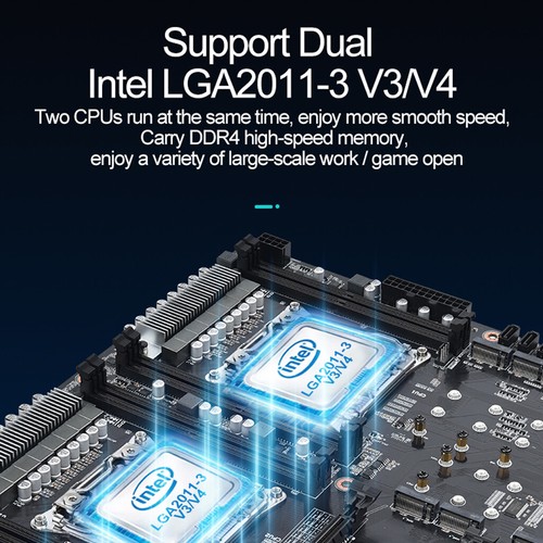 X99 D4 Dual Pro Set with 8*DDR4 Memory Slot for Intel LGA 2011-3 V3 /V4 CPU - Afbeelding 14 van 20