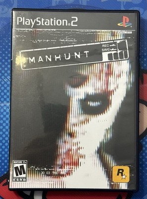 Manhunt - Sony PlayStation 2 TESTED & Working! W/ Manual CIB