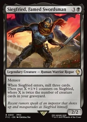 Siegfried, Famed Swordsman - Final Fantasy Commander - MTG