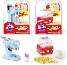 Mini Brands Magic Cook Kitchen Capsule Series 1 Ice Cream Maker Popcorn Machine