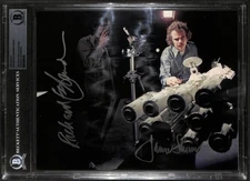 Richard Edlund & Jamie Shourt Signed Star Wars ILM 8x10 Photo Beckett