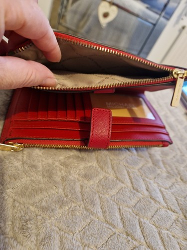 Michael Kors - Jet Set Wallet Grained Cow Leather Red - Picture 4 of 5