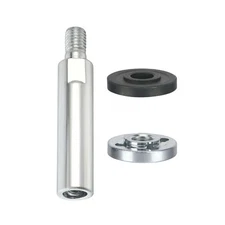 Angle Grinder Extension Connecting Rod Link 80mm M10 Thread Shaft Polisher Set