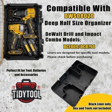 DeWalt  Deep Compact DWST08020 Drill Impact Combo DCF809 DCD794 Organizer Tray