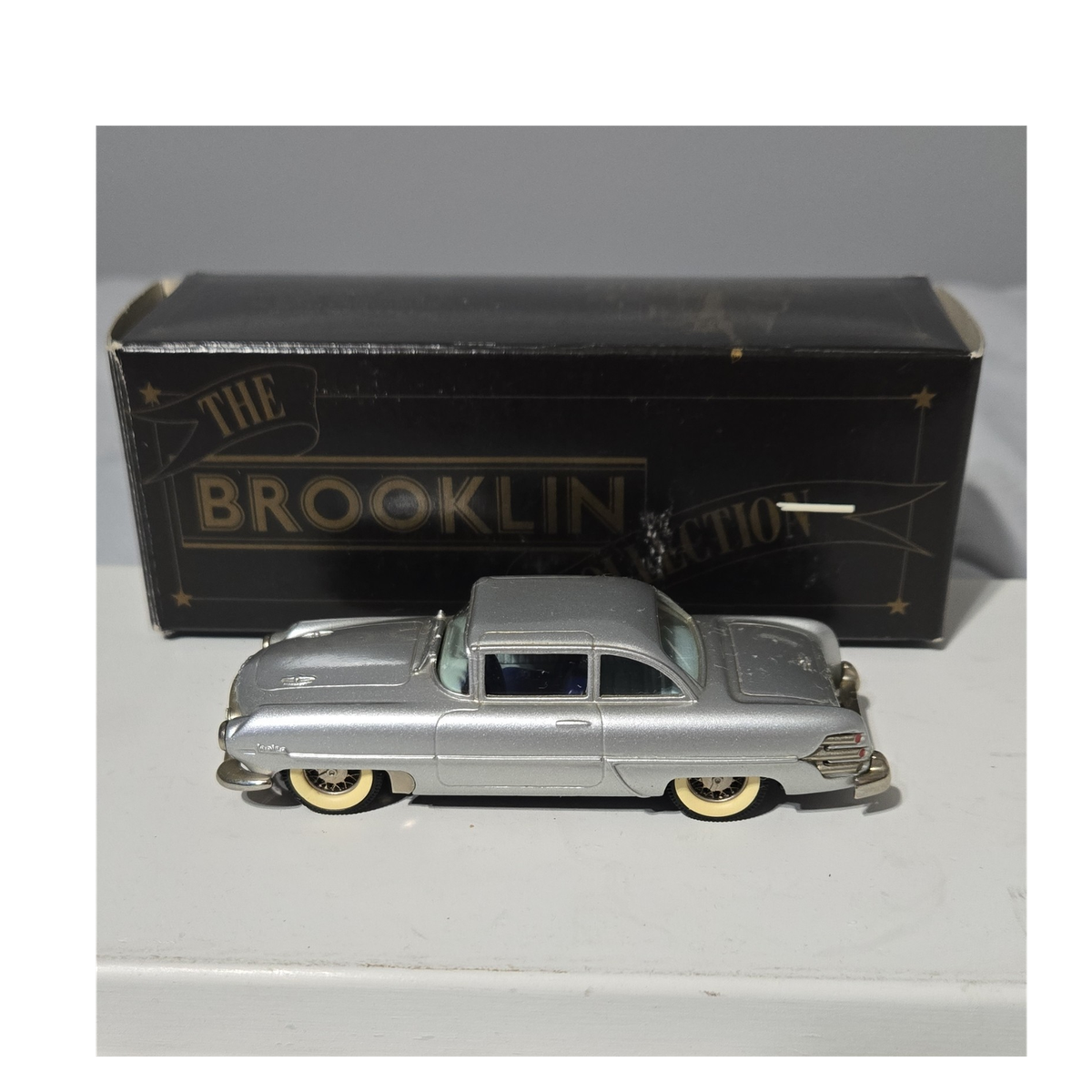 Brooklin 1:43 1954 Hudson Italia Coupe Silver White Metal Diecast
