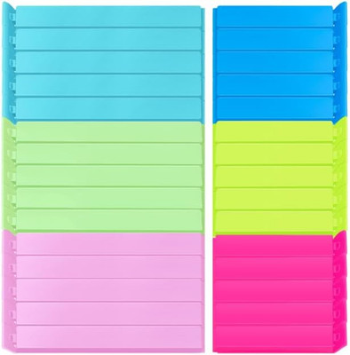 30 Stück Verschlussclips 6 Farben 11/8Cm Clips Für Tüten, 2 Größen Kunststoff Ve