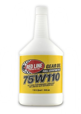 Red Line 57804 75W110 GL-5 Full Synthetic Gear Oil 1 Qt LSD Race Differential