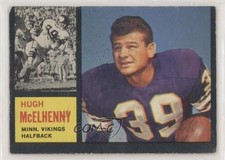 1962 Topps Hugh McElhenny #92 HOF 0h1