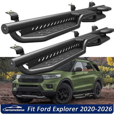 2pcs Running Boards Side Steps Fits For Ford Explorer 2020-2026 Nerf Bar