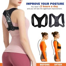 Back Posture Corrector Shoulder Straight Support Brace Belt Therapy Men Women