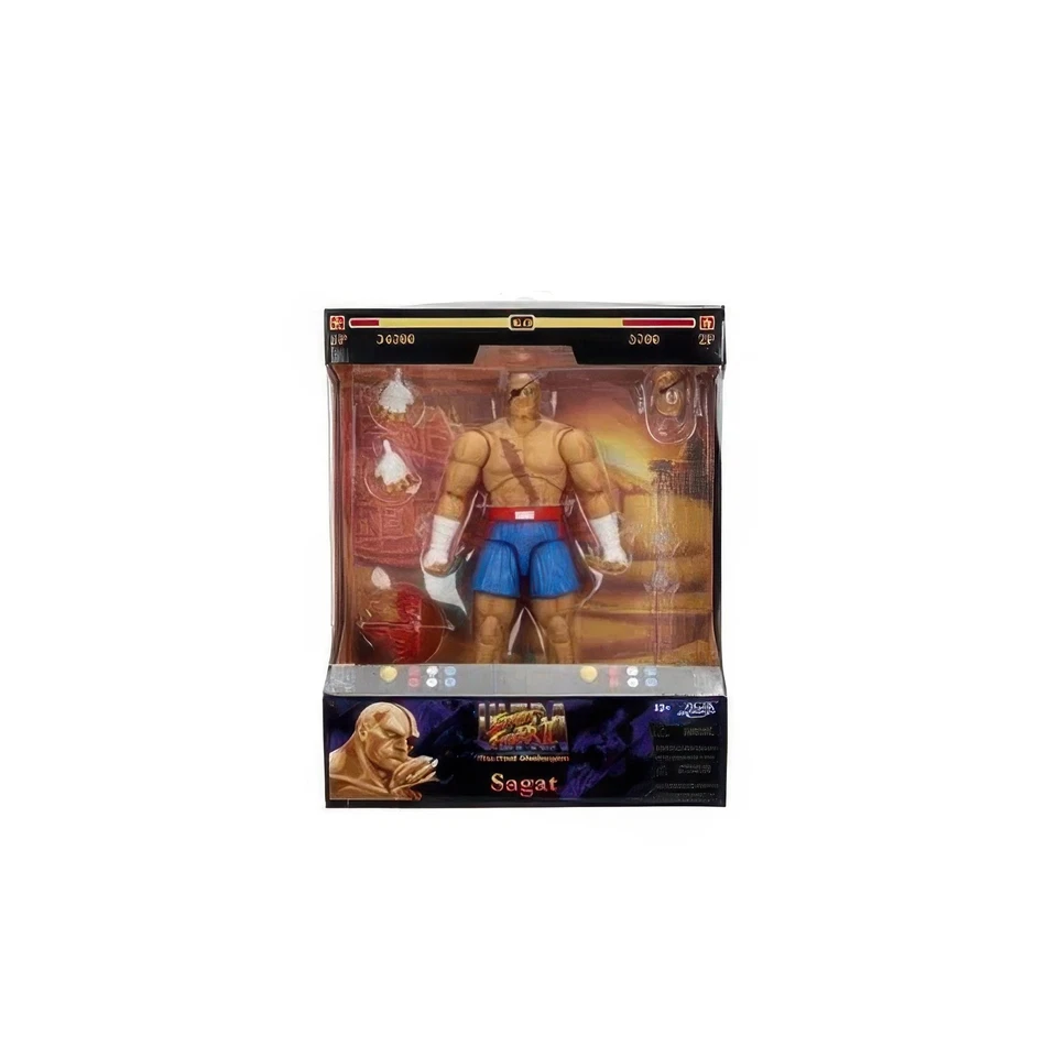 Figura de acción Ultra Street Fighter II Sagat escala 6 pulgadas de lujo Foto 4 de 4