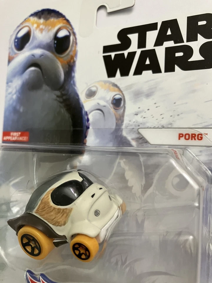 “Star Wars Last Jedi” Porg, Hot Wheels Character Car, New - Image 2 of 3