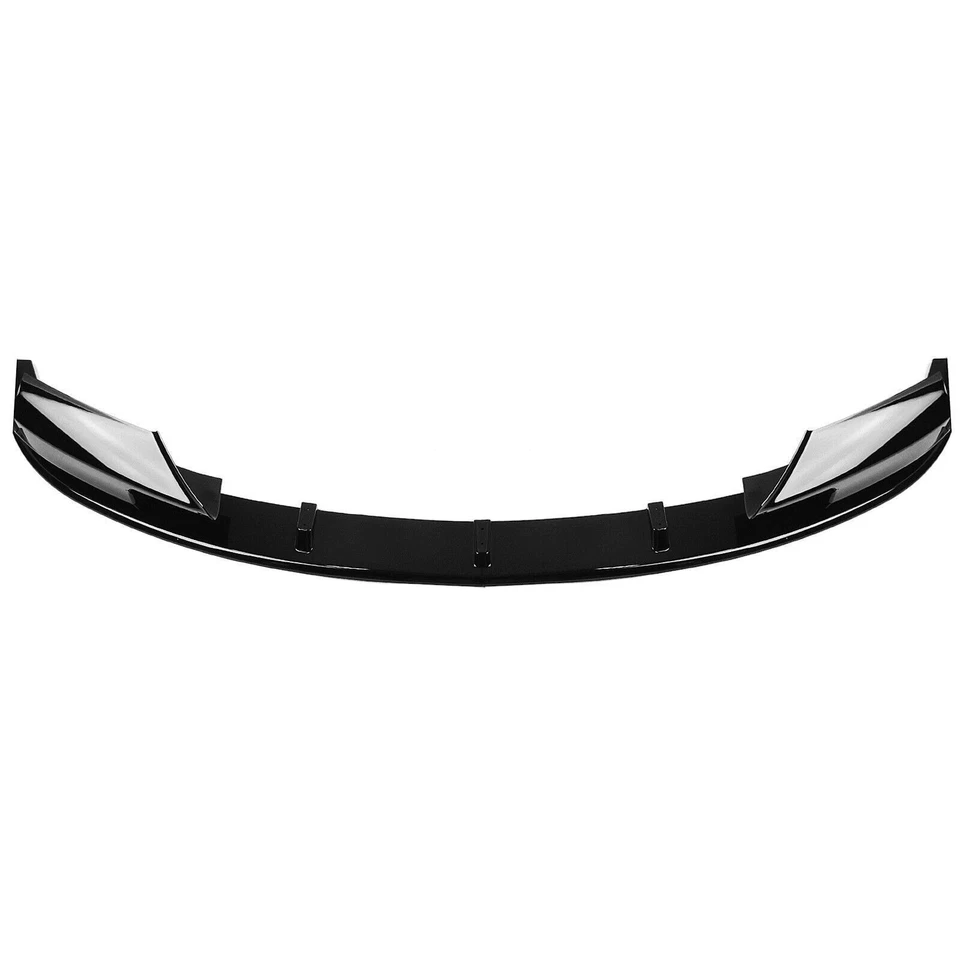 For BMW F10 M5 2012-2016 Glossy Black MP Style Front Bumper Lip Spoiler Splitter Foto 2 de 4